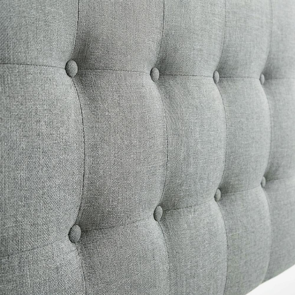 Performance Velvet Queen Headboard in Soft Fabric, Sturdy Frame, Elegant Design