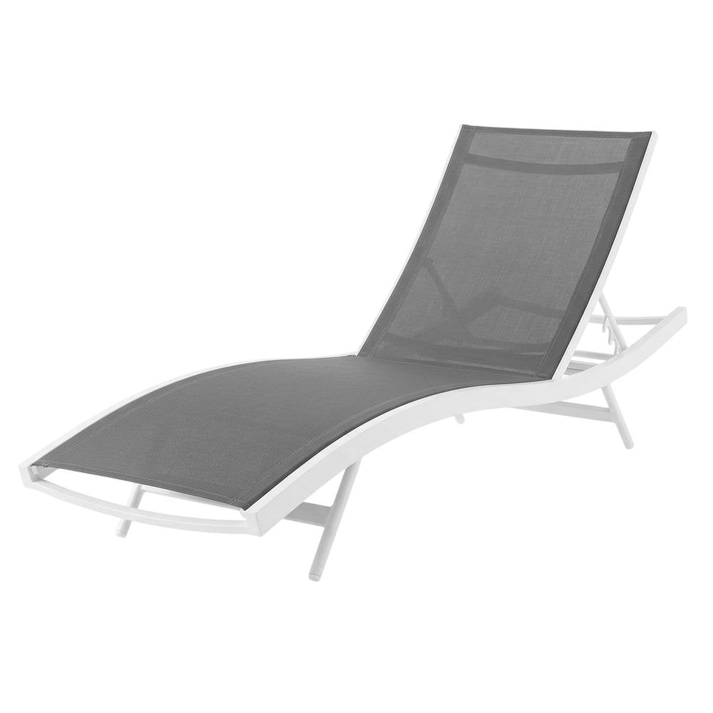 Outdoor Patio Chaise Lounge Chair In Weather-Resistant Design For Outdoor Spaces