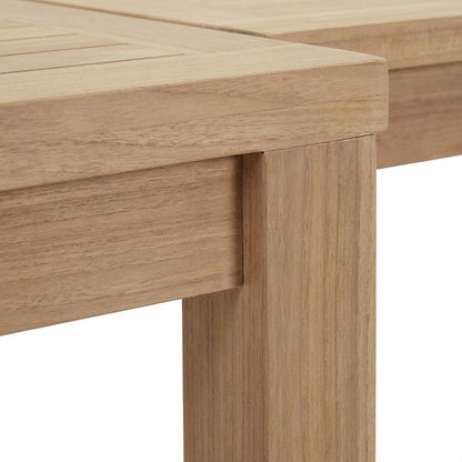 Teak Outdoor Coffee Table With Rectangular Design And Durable Finish