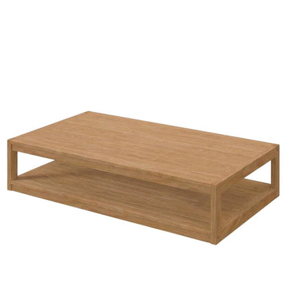 Teak Wood Outdoor Coffee Table With Sturdy Construction And Elegant Design
