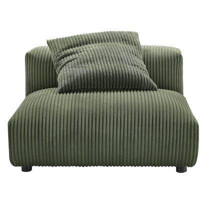 Solace 3-Piece Modular Corduroy Upholstered Sofa
