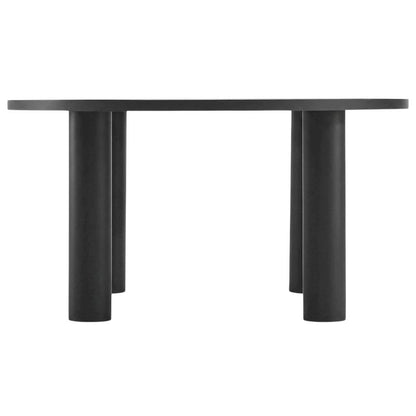 Aluminum Outdoor Dining Table with Round Top and Durable Frame