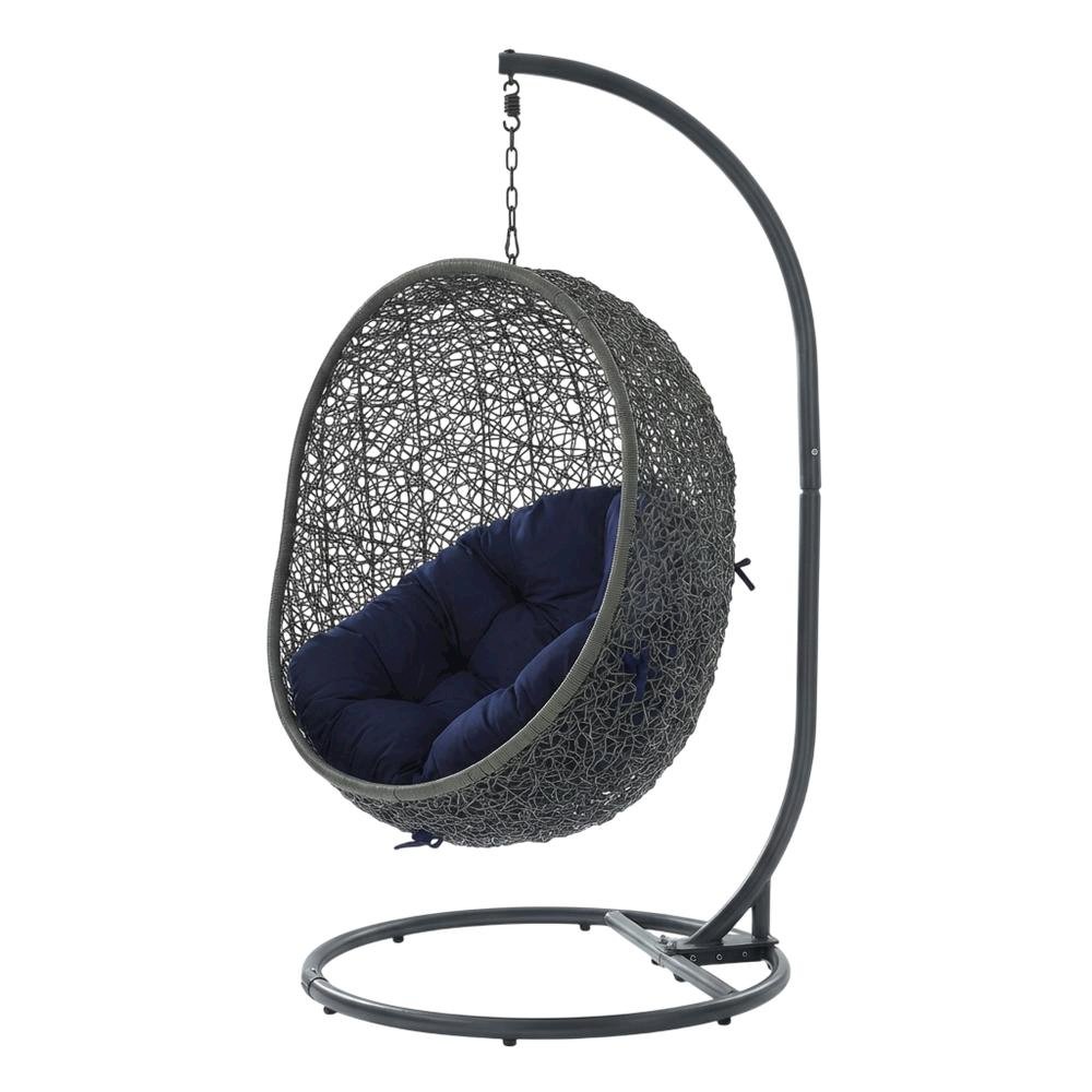 Outdoor Patio Chair With Stand In Elegant Design For Relaxing Outdoor Space