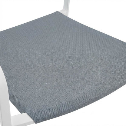 Aluminum Armchair Set Of 2 For Outdoor Lounge Spaces With Stackable Design