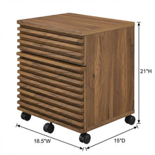 Wood File Cabinet In Finish With Spacious Storage And Classic Design
