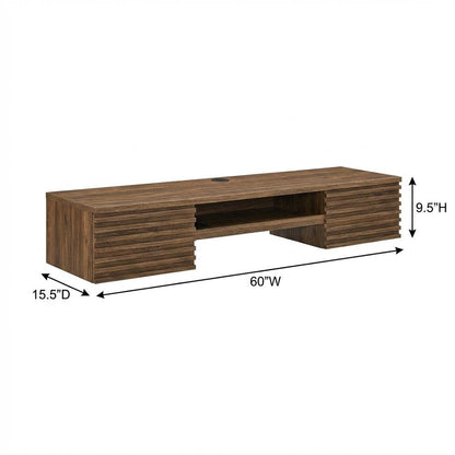Wall Mount Wood Office Desk in Modern Design for Computer Workstations