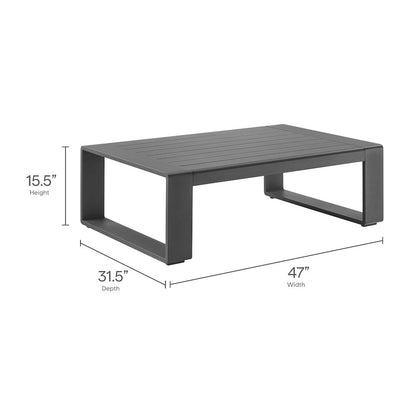 Lirienne 2-Piece Outdoor Patio Aluminum Furniture Set