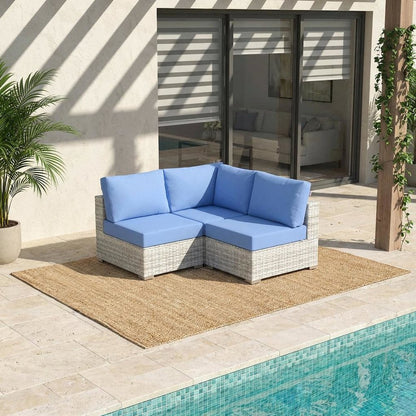 Outdoor Patio Corner Chair For Comfortable Lounge Seating