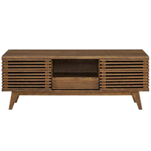 Wood TV Stand in Elegant Finish with Ample Storage Space