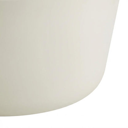 Round Indoor-Outdoor Concrete Coffee Table with Durable Top and Modern Style