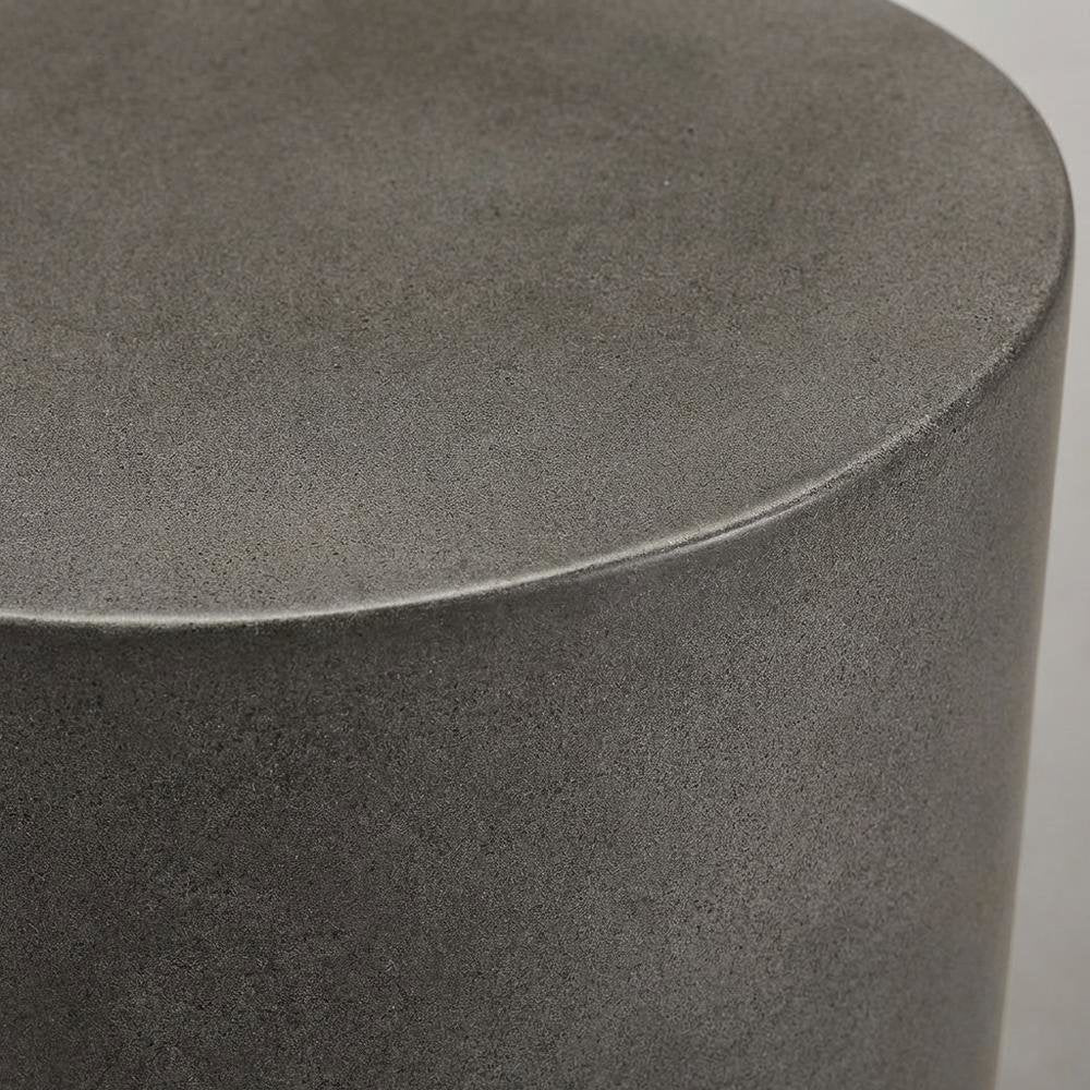 Outdoor patio concrete stool with modern design for outdoor use