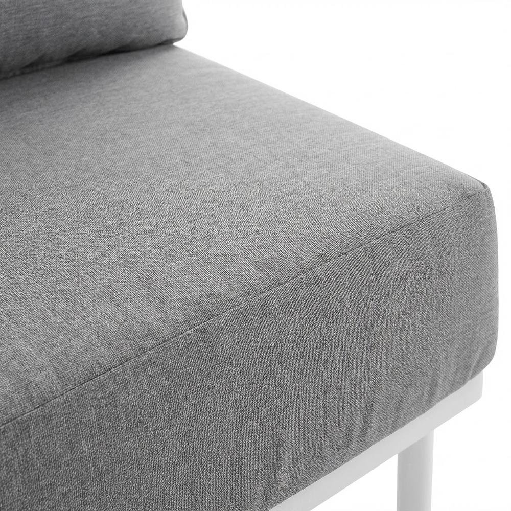 Aluminum Left-Facing Outdoor Patio Lounge Chair With Armrests