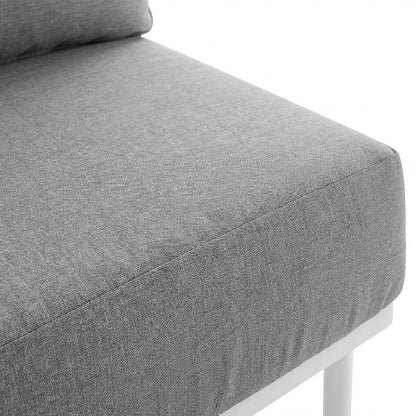 Aluminum Left-Facing Outdoor Patio Lounge Chair With Armrests