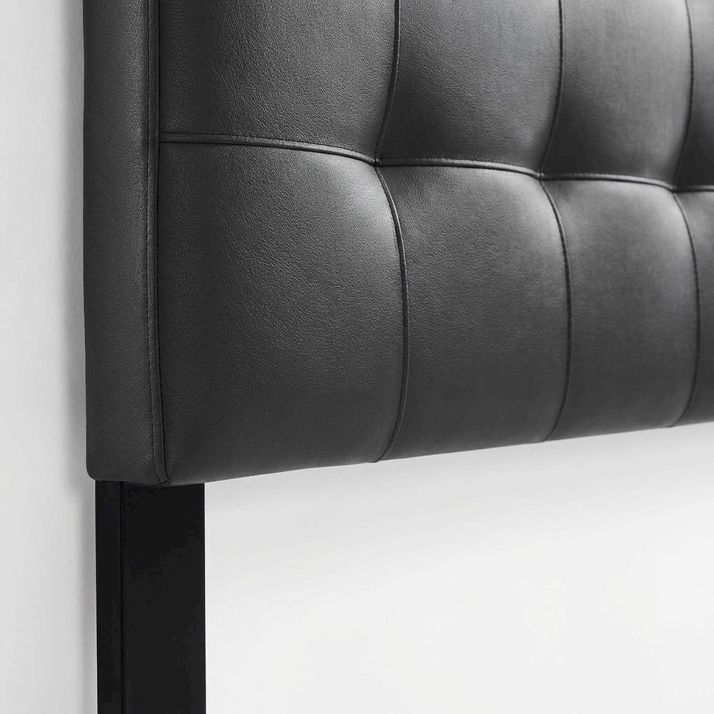 Upholstered Vinyl Full Headboard with Smooth Finish for Bedroom Comfort