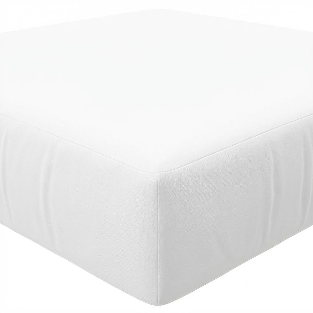 Teak Wood Outdoor Ottoman With Durable Finish And Versatile Use
