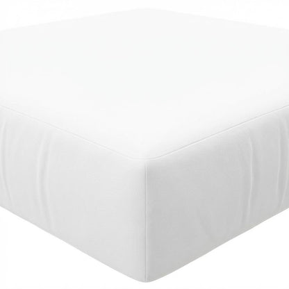 Teak Wood Outdoor Ottoman With Durable Finish And Versatile Use