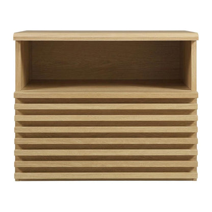 Wall-Mount Nightstand with Compact Design and Modern Style
