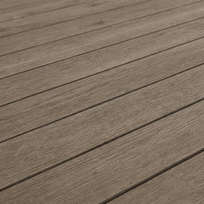 Gray Outdoor Teak Wood Dining Table with Spacious Surface