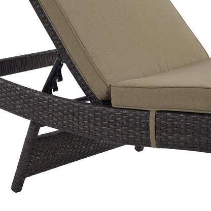 Outdoor Patio Chaise Lounge Set With Plush Cushions For Outdoor Relaxation