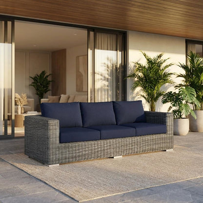 Outdoor Patio Sofa with Cushions for Cozy Lounge Seating