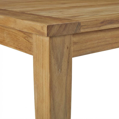 Teak Outdoor Patio Dining Table with Classic Design and Durable Construction