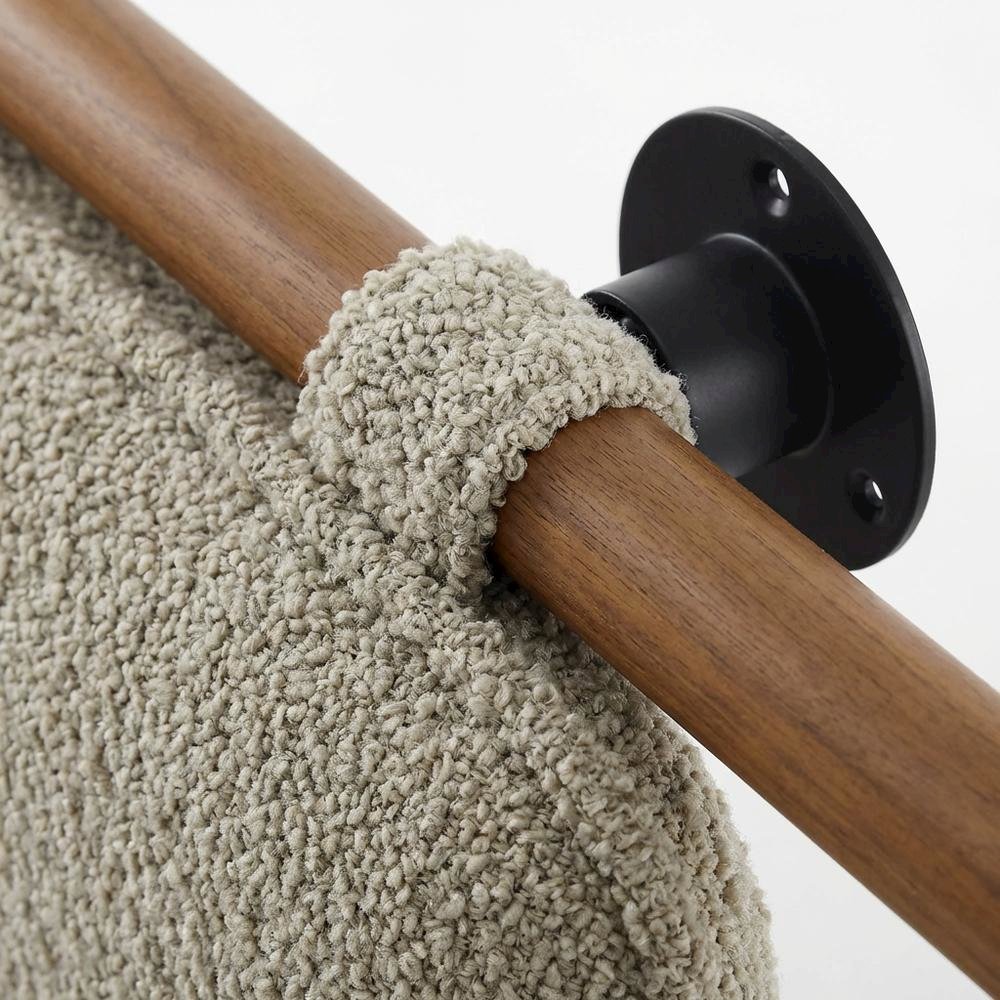 Chenille Upholstered King Size Headboard Wall-Mounted with Soft Padding