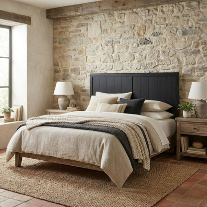 Wood Twin Headboard with Classic Design and Durable Construction for Bedroom
