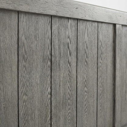 Wood King Headboard with Sturdy Construction and Classic Design for Bedroom