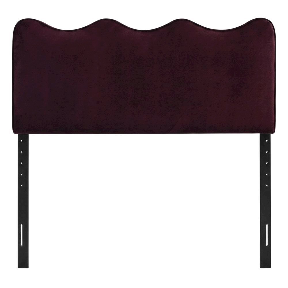 Velvet King Size Headboard Only, King Headboard, Mulberry