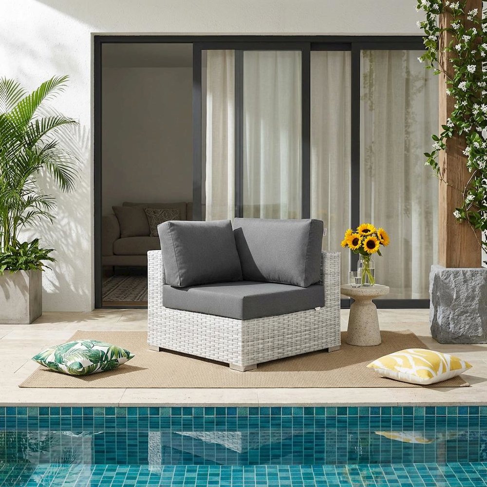Outdoor Patio Corner Chair For Lounge And Relaxation