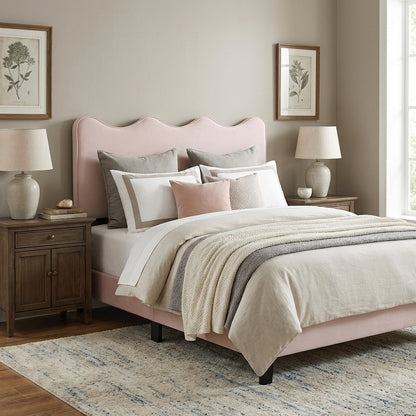 Performance Velvet Twin Headboard with Soft Upholstery and Durable Frame