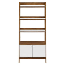 Wooden Bookshelf in Natural Finish with Sturdy Design and Ample Storage