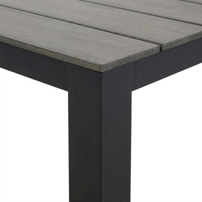 Elegant 80-Inch Outdoor Patio Dining Table With Sturdy Construction