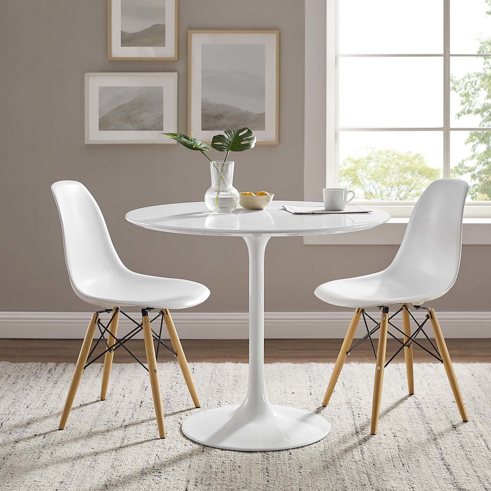 Lippa 36" Round Wood Dining Table