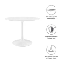 Lippa 40" Round Wood Dining Table