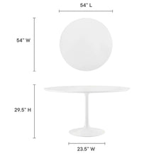 Lippa 54" Round Wood Dining Table