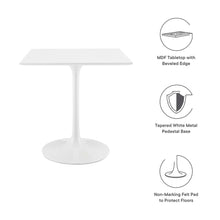 Lippa 28" Square Wood Dining Table
