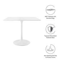 Lippa 36" Square Wood Dining Table