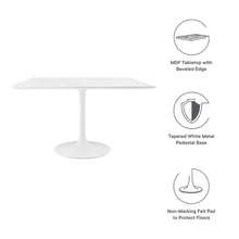 Lippa 48" Square Wood Dining Table