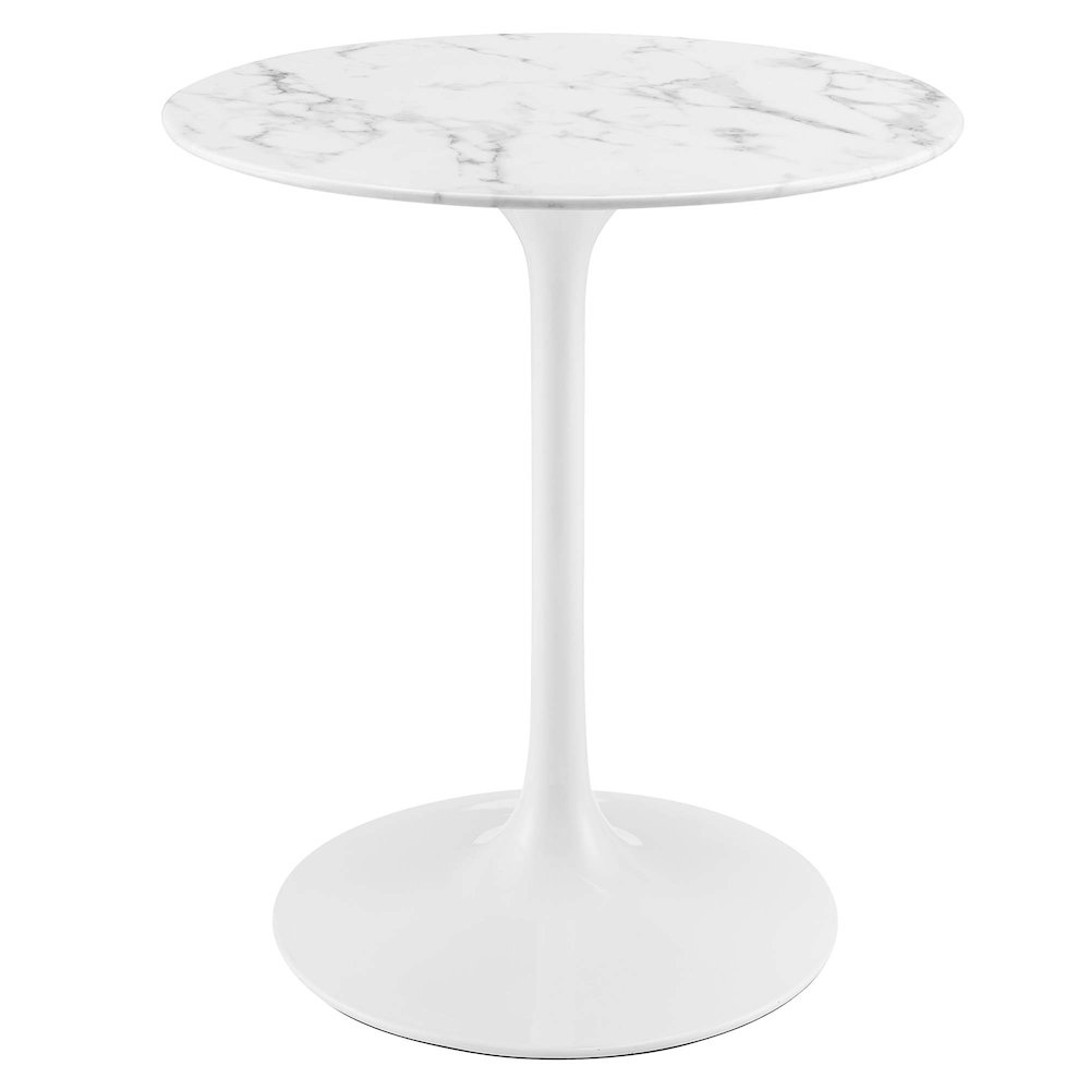 Lippa 28" Round Faux Marble Dining Table