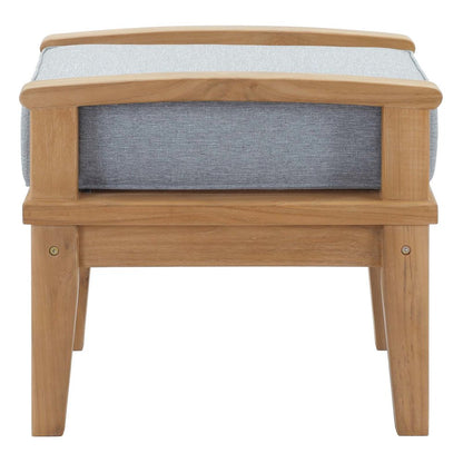 Marina Outdoor Patio Teak Ottoman