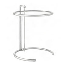 Narrow Metal Side Table, Small Square Chrome Accent End Table, Silver