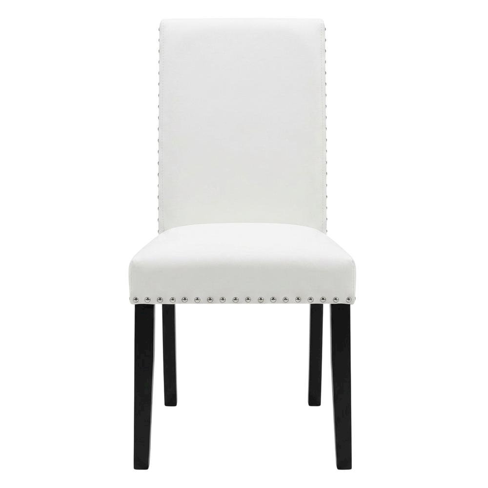Fabric-Upholstered Accent Chair for Living Room, Bedroom, or Office, White