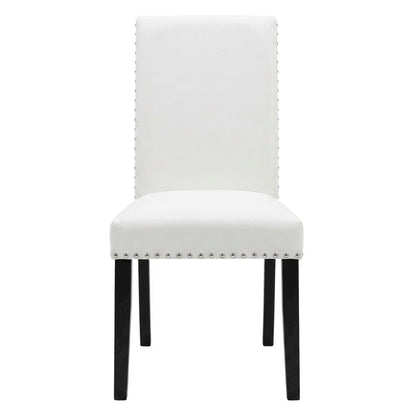 Fabric-Upholstered Accent Chair for Living Room, Bedroom, or Office, White