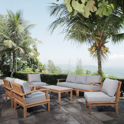 Marina 8 Piece Outdoor Patio Teak Set