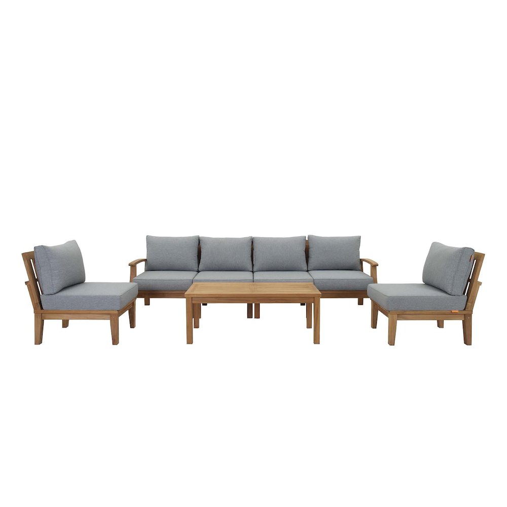 Marina 7 Piece Outdoor Patio Teak Set
