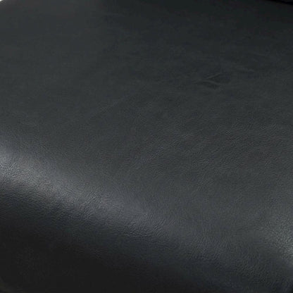 Faux Leather Upholstered Dining Chair with Thick Cushioned Seat, Black