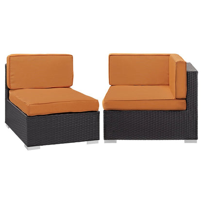 Gather Corner and Middle Outdoor Patio Sectional Set