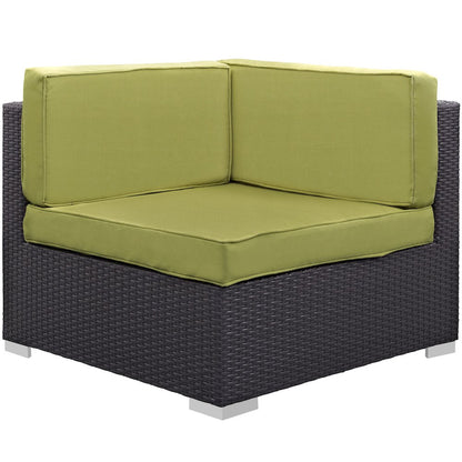 Gather Corner and Middle Outdoor Patio Sectional Set