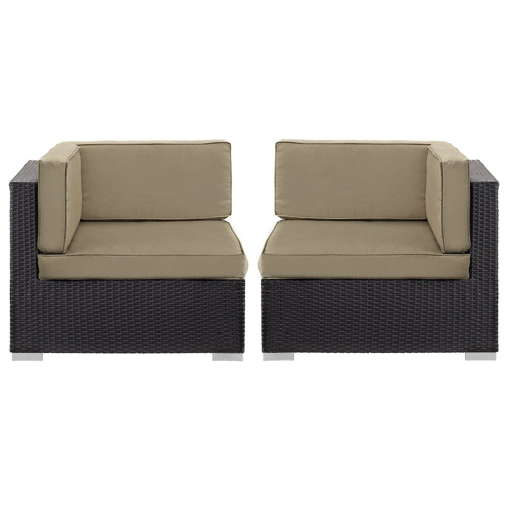 Gather Outdoor Patio Corner Sectional Set of 2